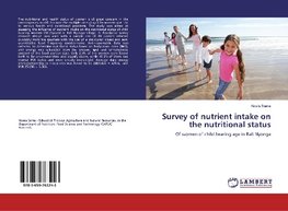 Survey of nutrient intake on the nutritional status