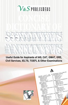 Concise Dictionary Of Synonyms Antonyms