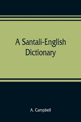 A Santali-English dictionary