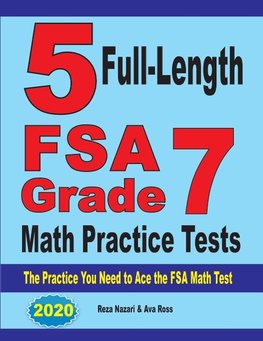 5 Full-Length FSA Grade 7 Math Practice Tests
