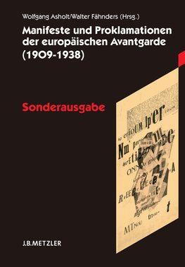 Manifeste und Proklamationen der europäischen Avantgarde (1909-1938)