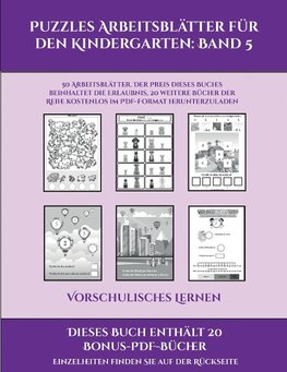 Vorschulisches Lernen (Puzzles Arbeitsblätter für den Kindergarten