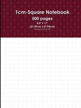 500 Page 1cm Square Notebook
