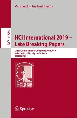 HCI International 2019 - Late Breaking Papers