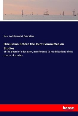 Discussion Before the Joint Committee on Studies