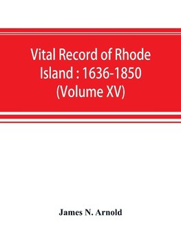Vital record of Rhode Island