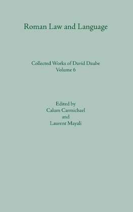 Roman Law and Language