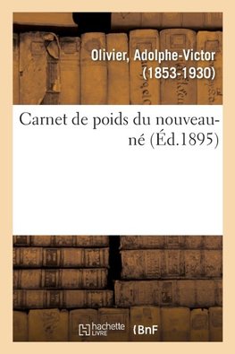 Carnet de poids du nouveau-né