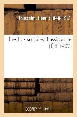 Les lois sociales d'assistance