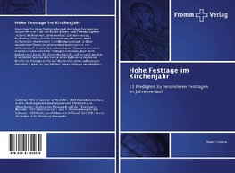 Hohe Festtage im Kirchenjahr
