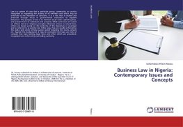Business Law in Nigeria: Contemporary Issues and Concepts