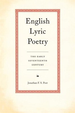 English Lyric Poetry