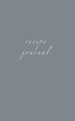 Recipe Journal Softcover