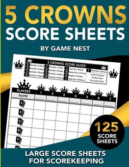 5 Crowns Score Sheets
