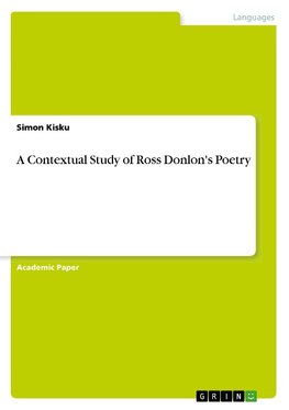 A Contextual Study of Ross Donlon's Poetry