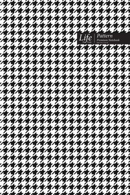 Stylish Write-In Journal, Composition Notebook, Dotted Lines, Wide Ruled Medium Size 6 x 9 Inch (A5)  Black Cover