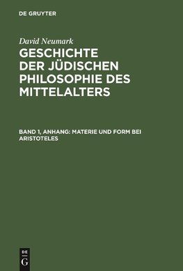 Materie und Form bei Aristoteles