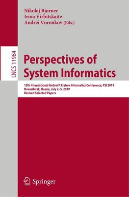 Perspectives of System Informatics