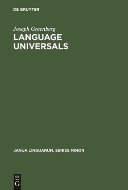 Language Universals