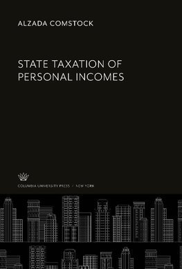 State Taxation of Personal Incomes