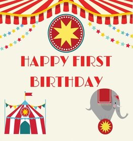 First birthday guest book (Hardcover)