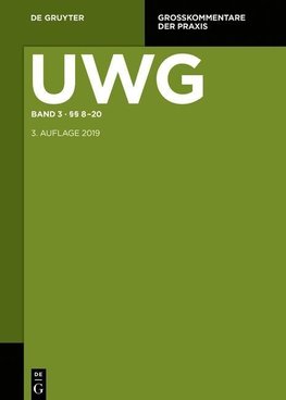 UWG. §§ 8-20; Register