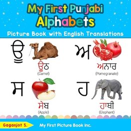 My First Punjabi Alphabets Picture Book with English Translations