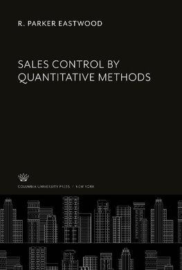 Sales Control by Quantitative Methods