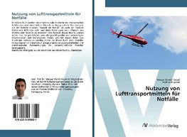 Nutzung von Lufttransportmitteln für Notfälle