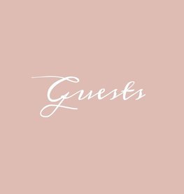 Guests Hardcover Guest Book