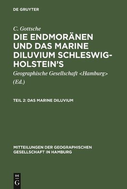 Die Endmoränen und das marine Diluvium Schleswig-Holstein's, Teil 2, Das marine Diluvium