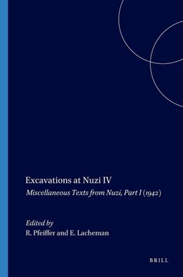 Excavations at Nuzi IV