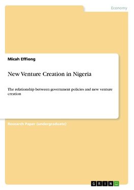 New Venture Creation in Nigeria