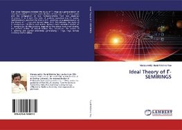 Ideal Theory of ¿- SEMIRINGS