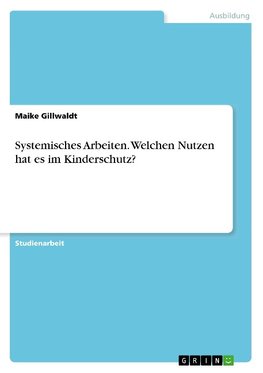 Systemisches Arbeiten. Welchen Nutzen hat es im Kinderschutz?