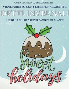 Libro da colorare per bambini di 7+ anni (Detti invernali)