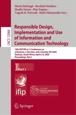 Responsible Design, Implementation and Use of Information and Communication Technology