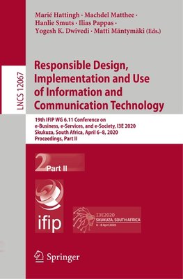 Responsible Design, Implementation and Use of Information and Communication Technology