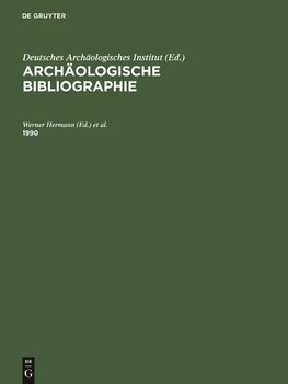 Archäologische Bibliographie (1990)