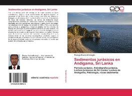 Sedimentos jurásicos en Andigama, Sri Lanka