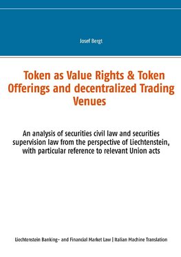 Token come Diritti di Valore &Offerte a Token e Centri Commerciali Decentralizzati