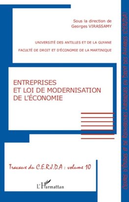 Entreprises et loi de modernisation de l'économie