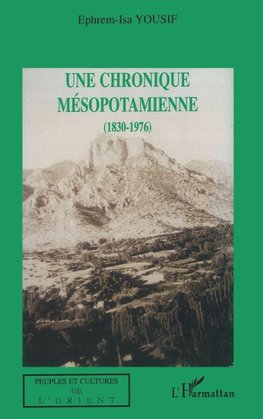 Une chronique mésopotamienne (1830-1976)
