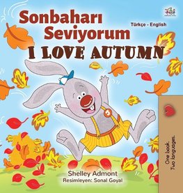 I Love Autumn (Turkish English Bilingual Book for Kids)