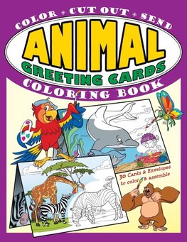 Animal Greeting Cards Coloring Book