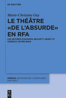 Le théâtre ' de l'absurde ' en RFA