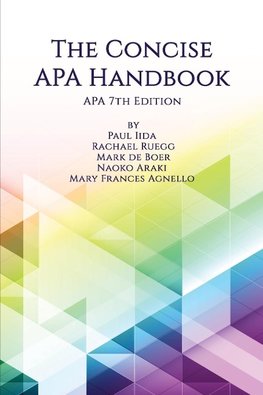 The Concise APA Handbook APA 7th Edition