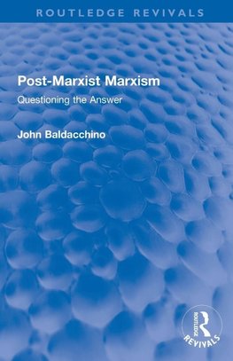 Post-Marxist Marxism