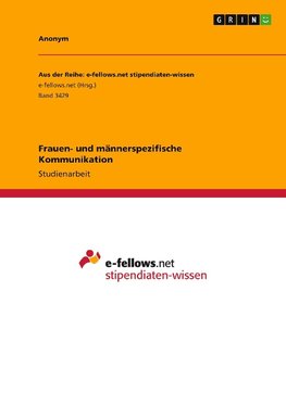 Frauen- und männerspezifische Kommunikation
