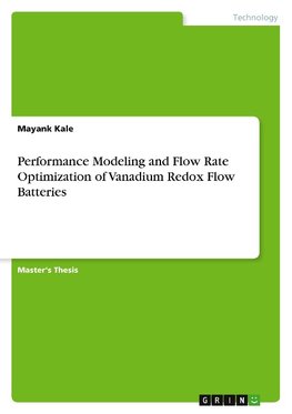 Performance Modeling and Flow Rate Optimization of Vanadium Redox Flow Batteries
